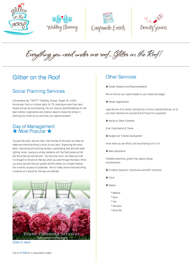 Glitter on the Roof — original project gallery 2