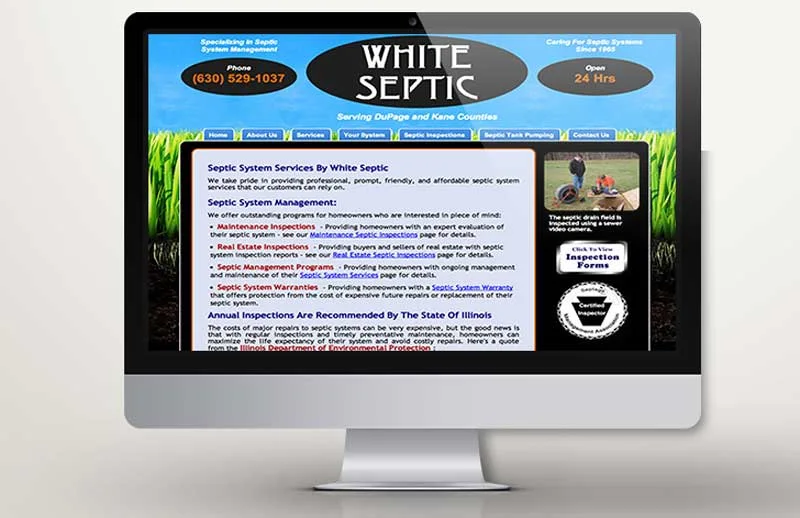 White Septic — selected client work