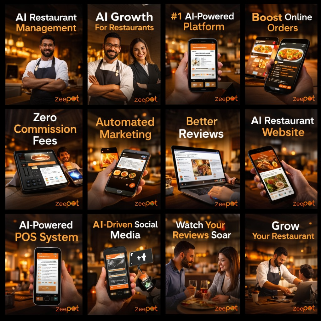 ZeePot Restaurant AI — original project gallery 2